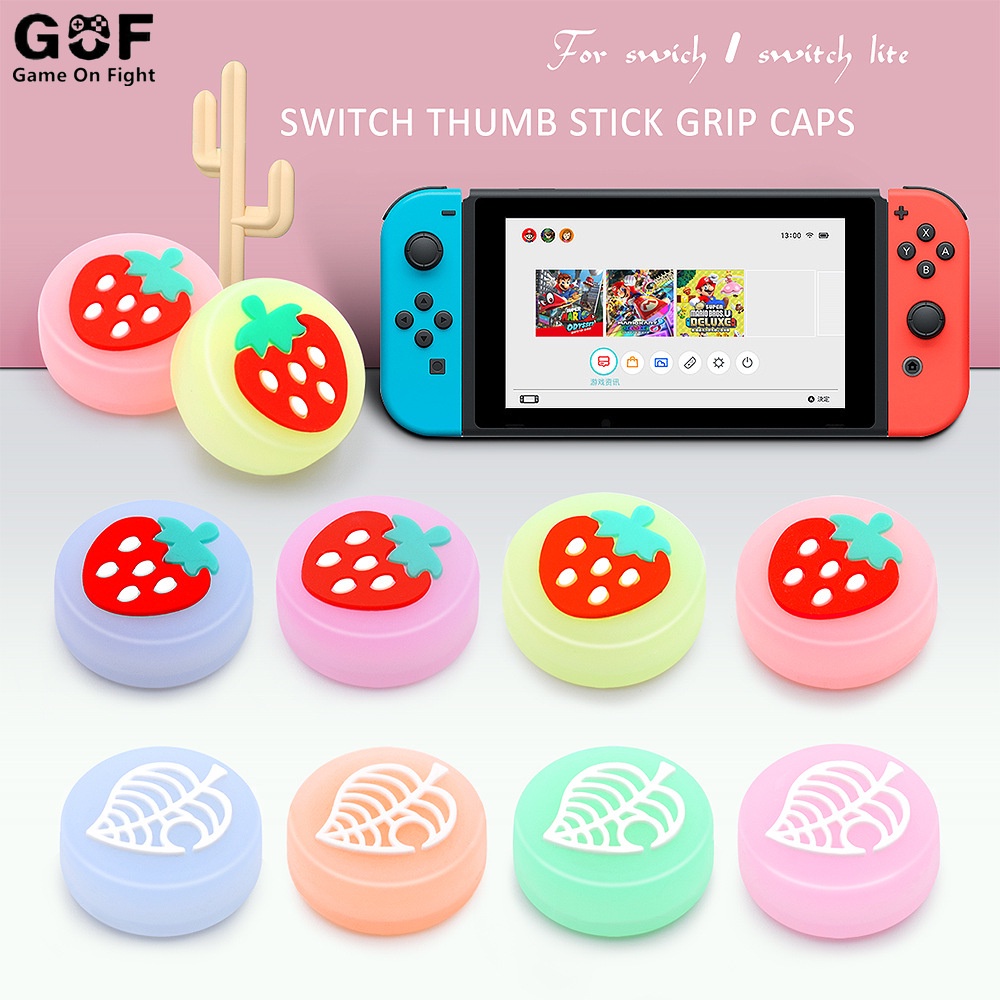 [GOF]Nintendo Switch Nút bấm điều khiển chơi game bằng Silicone phát sáng