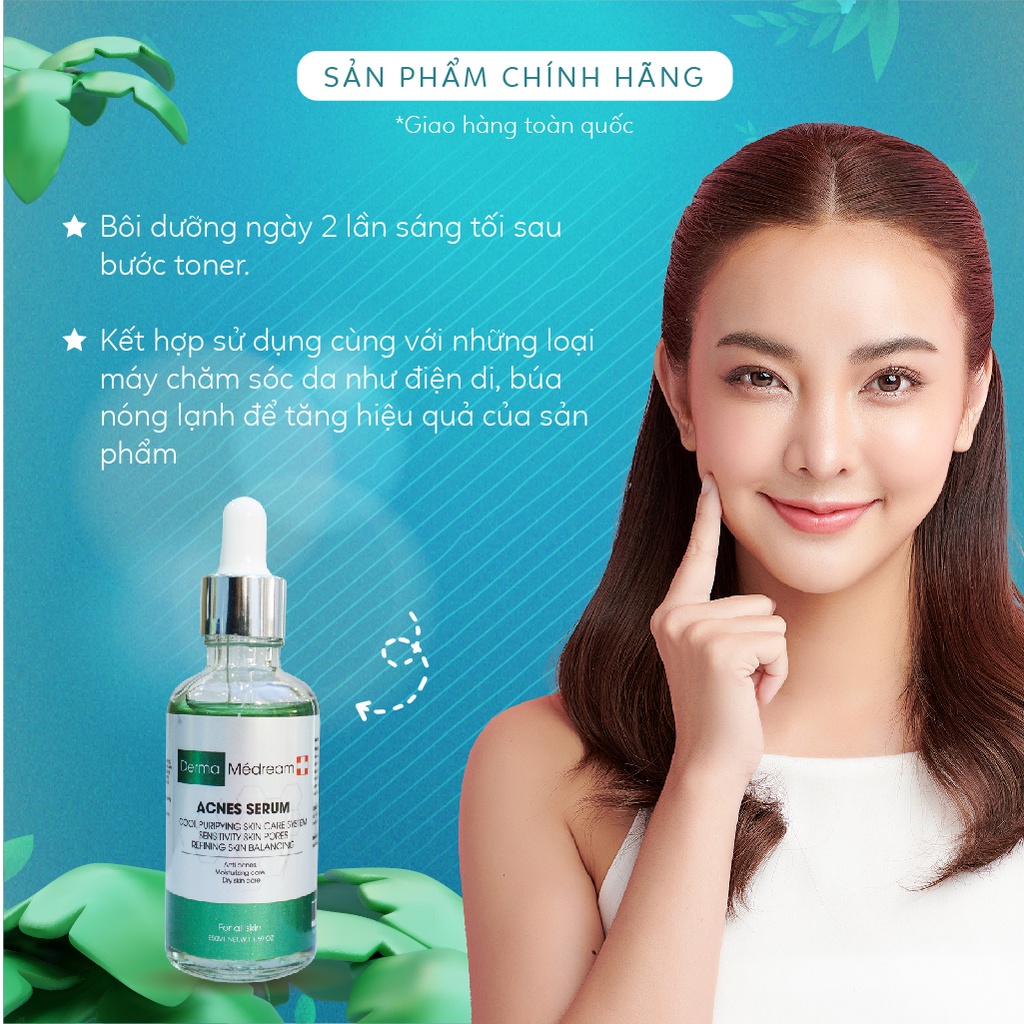 Serum Mụn Đầu Đen, Thu Nhỏ Lỗ Chân Lông Acnes Derma Me'Dream - Chai 50ml
