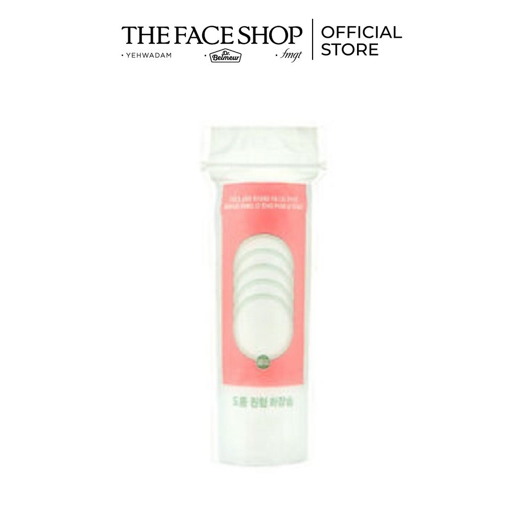 [Mã COSTFS205 -8% đơn 250K] Bông Tẩy Trang TheFaceShop DAILY BEAUTY TOOLS THICK AND ROUND FACIAL PADS 80pcs