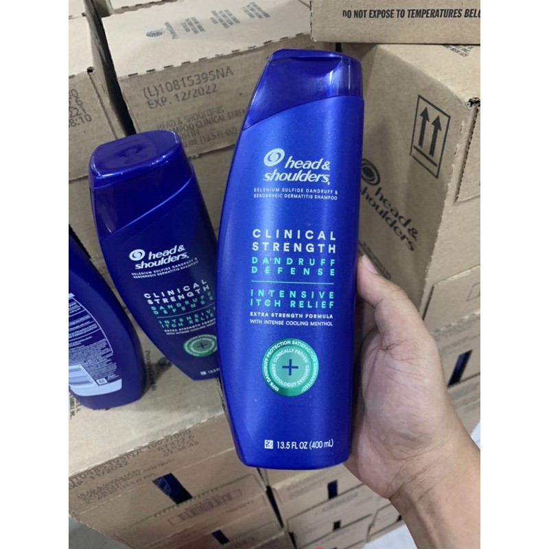Dầu Gội sạch Gàu Head & Shoulder Clinical Strength 400ml Từ Mỹ mẫu mới