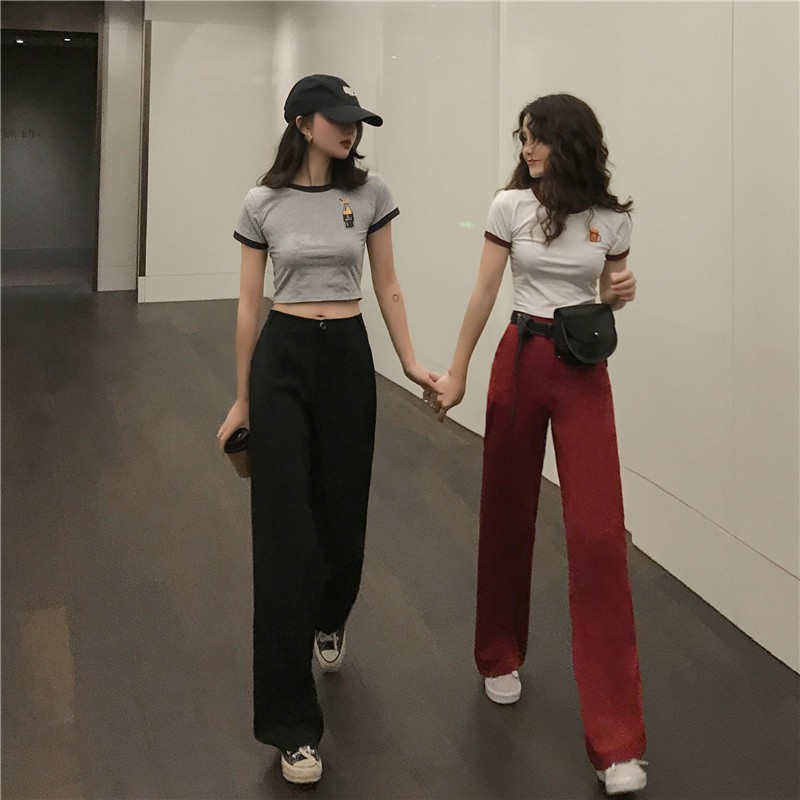 Quần tây suông eo chun mặt sau (Q70) – Hàng có sẵn