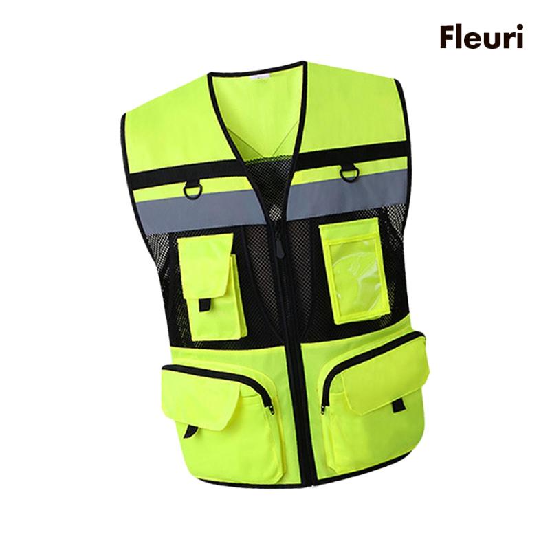 Áo Phản Quang Có Túi Thoải Mái Khi Đỗ Xe