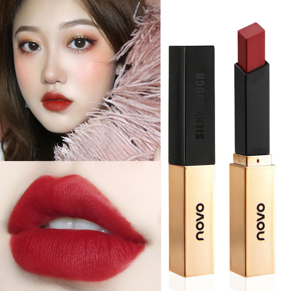 Son môi NOVO màu lì lâu trôi dưỡng ẩm không dính