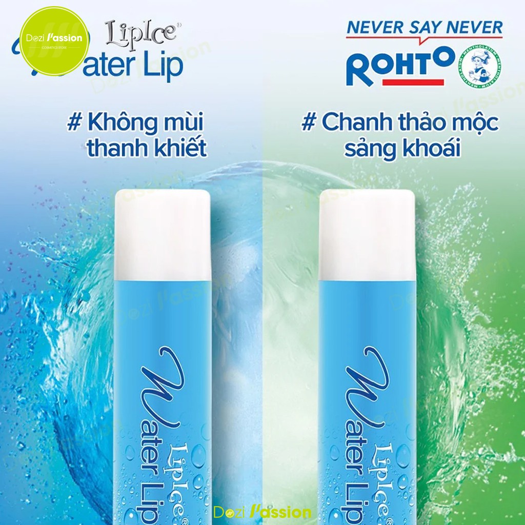 Son Dưỡng Môi Lipice Không Màu Dương Môi Căng Mịn - Lipice Water Lip 4.3g