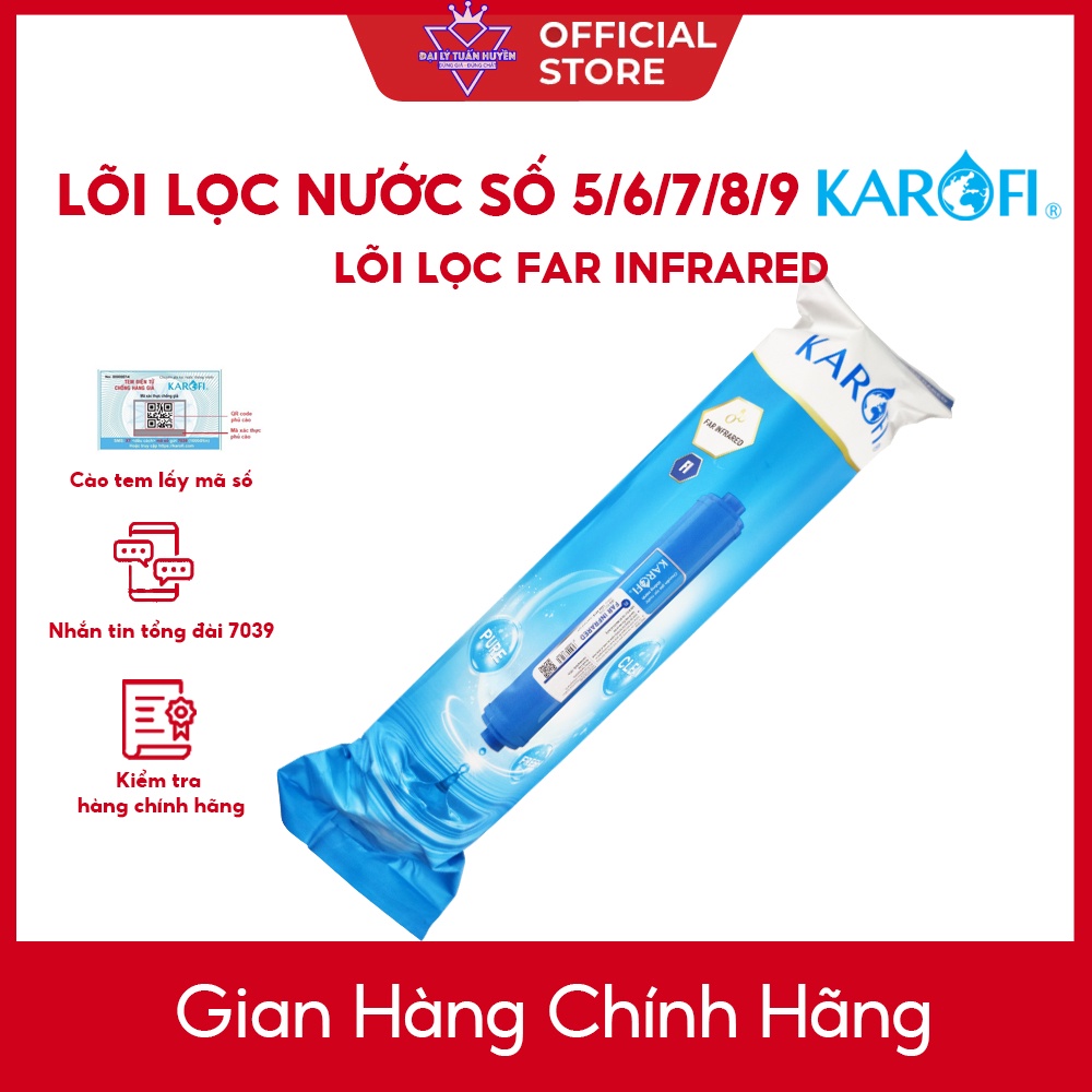 Lõi lọc nước Far infrared Karofi - Hồng Ngoại Xa - lõi chức năng số 5/6/78/9/10 dùng cho máy RO