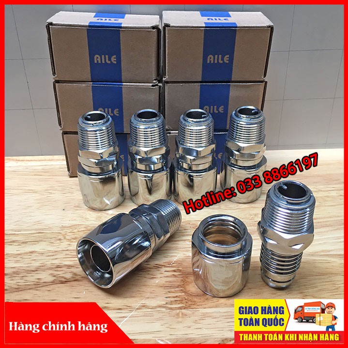 Khớp nối xoay cò bơm với dây bơm xăng dầu phi 27