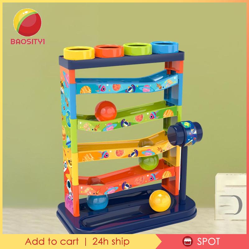 Đồ Chơi Bóng Lăn 5 Lớp &amp; 4 Bóng Lăn Cho Trẻ Em [Baosity1] Trẻ Em