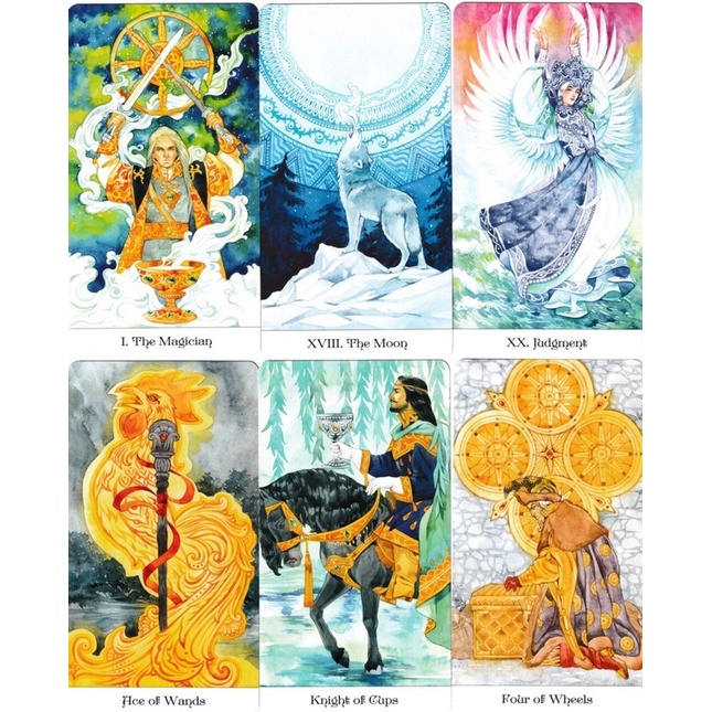 Tarot of the Golden Wheel by Mila Losenko - Bộ bài tarot chủ đề cổ tích Nga