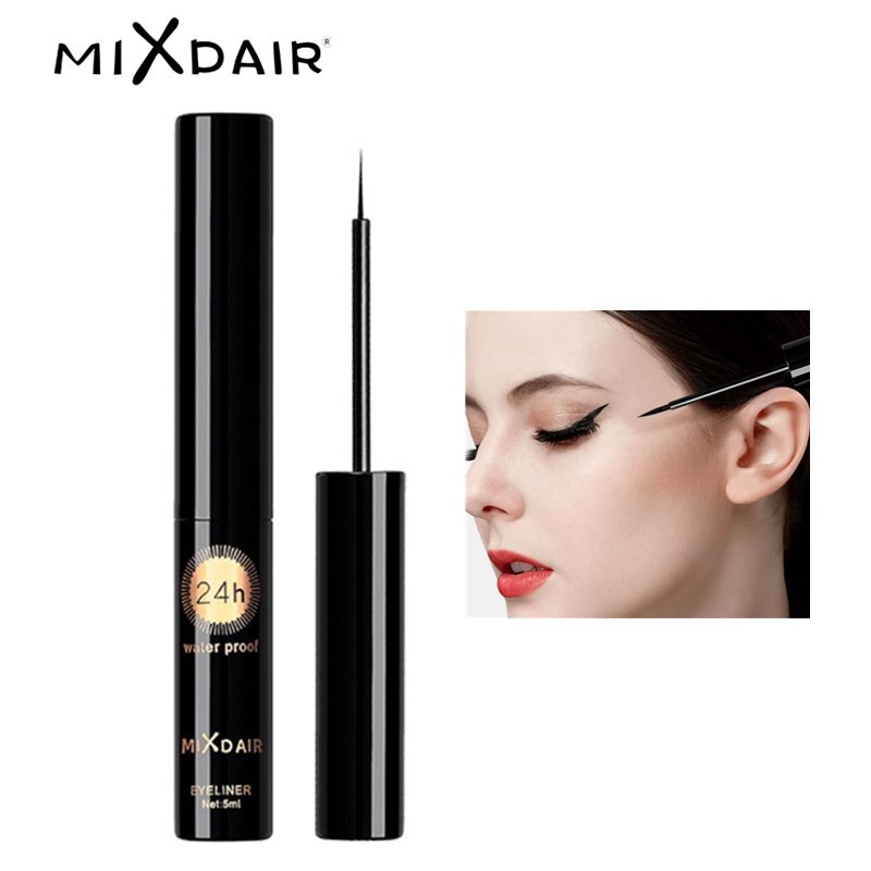 Bút kẻ mắt MIXDAIR chống thấm nước màu đen lâu trôi 15ml