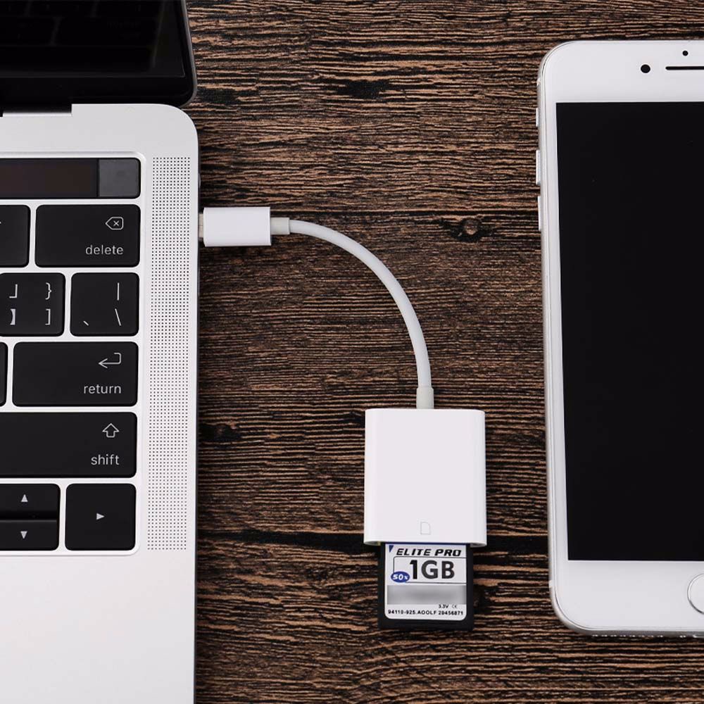 Đầu đọc thẻ nhớ OTG USB C sang SD SDXC OTG USB 3.1 Type C đa năng