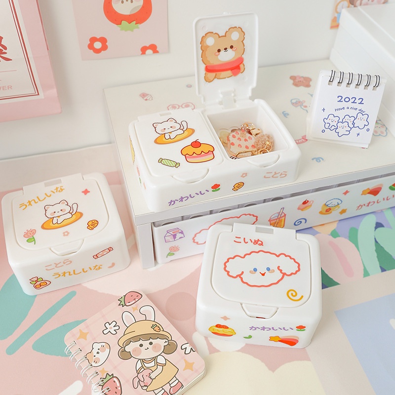🔥Gửi nhãn dán🔥Hộp Nhựa Mini Đựng Vật Dụng Nhỏ Đa Năng  Storage BoxHộp đựng Ttm235