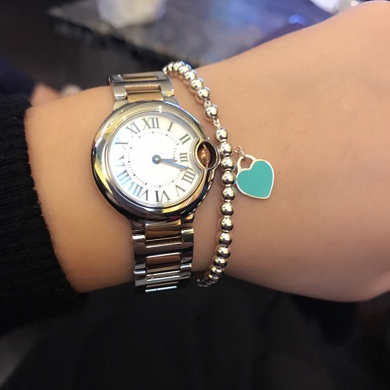 Vòng Tay Chuỗi Hạt Mặt Trái Tim Thời Trang Cho Nữ