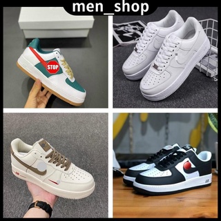 Giày AF1 trắng,vệt nâu,panda, Giày thể thao Air force 1 các mẫu mới hot trend 2022 bản đẹp full box bill tặng kèm dây
