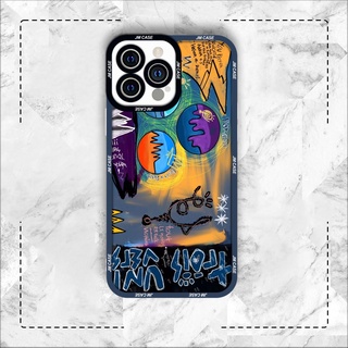 Ốp lưng iphone samsung xiaomi oppo cạnh vuông JM Case Graffity Đường Phố