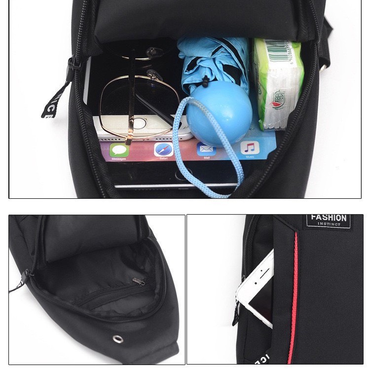 Túi Đeo Chéo Vải Cao Cấp DHV23 Chống Nước, Nhiều Ngăn Tiện Lợi Đi Học, Đi Chơi, Đi Làm | BigBuy360 - bigbuy360.vn