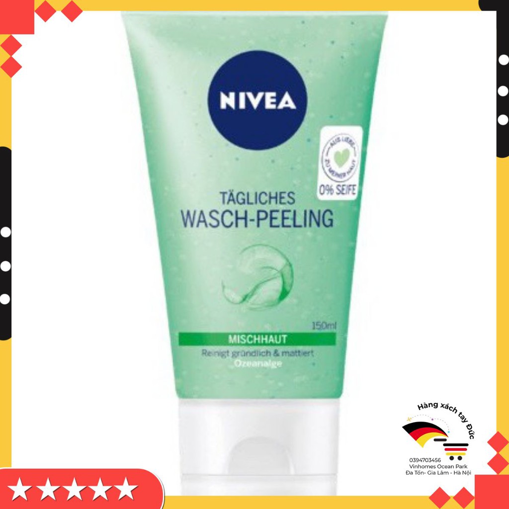 🆕 SỮA RỬA MẶT NIVEA TAGLICHES WASCH-PEELING, 150ML - 𝗛𝗮𝗻𝗴𝗗𝘂𝗰𝗚𝗶𝗮𝗚𝗼𝗰𝗖𝗵𝗶𝗻𝗵𝗛𝗮𝗻𝗴 ✔