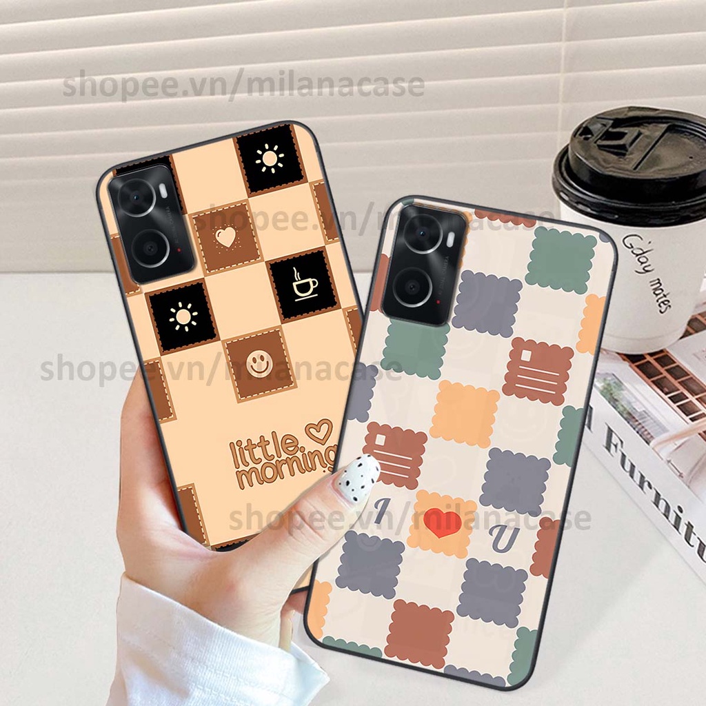 Ốp Oppo A76 caro họa tiết nhiều màu sắc siêu đẹp thời trang cá tính