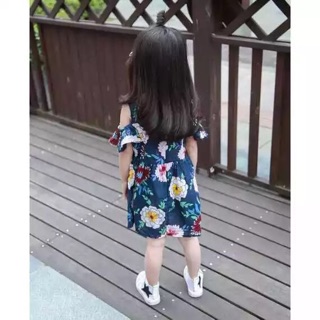 Váy thô hoa bé gái V22