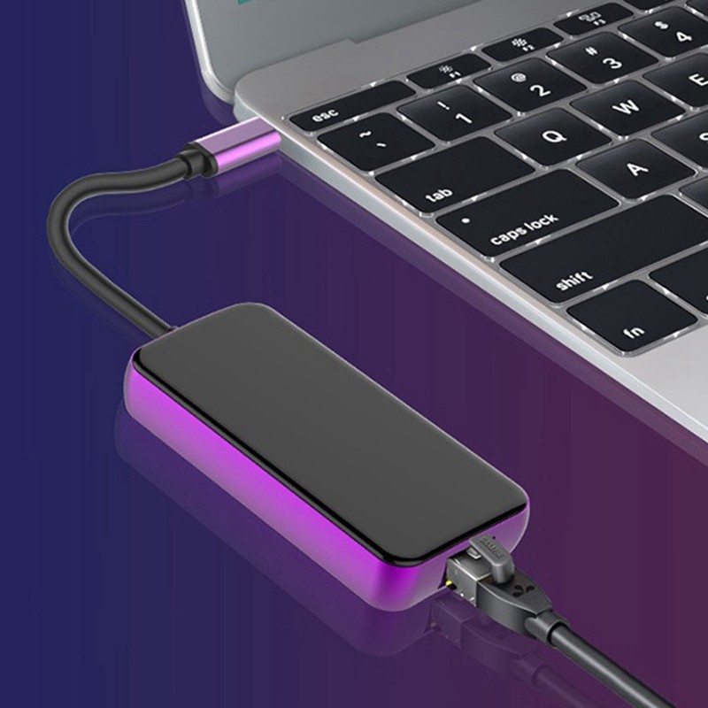 Bộ Chuyển Đổi Đa Năng 5 Trong 1 Usb 3.0 / Rj45 / Pd Type-C | BigBuy360 - bigbuy360.vn