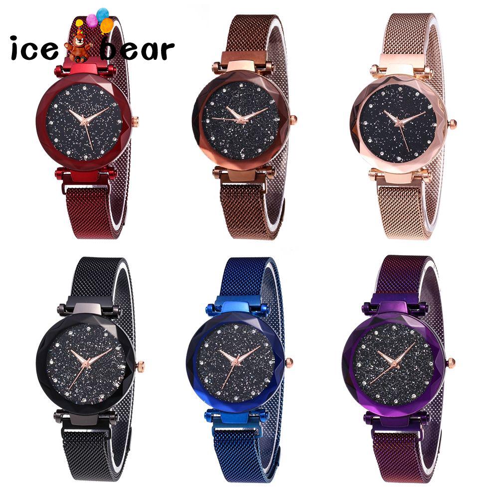 Đồng Hồ Kim Mặt Tròn Dây Đeo Inox Dễ Thương Cho Nữ