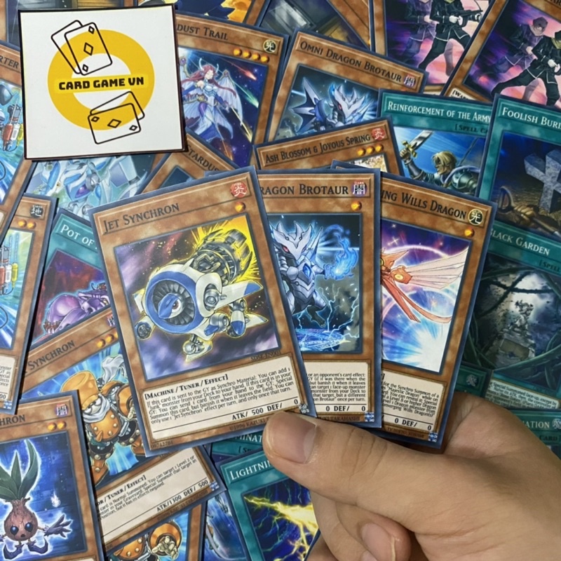 Bài YuGiOh - Bộ 54 lá bài Stardust Dragon Deck của Yusei Fudo - Card Game VN