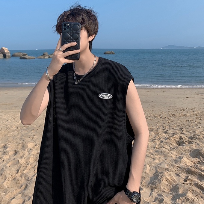 Áo Thun Thể Thao Sát Nách Form Rộng Thời Trang Mùa Hè Cho Nam