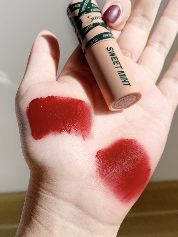 Son môi màu kem mịn Sweet Mint Energetic có dưỡng lâu trôi thời trang cao cấp