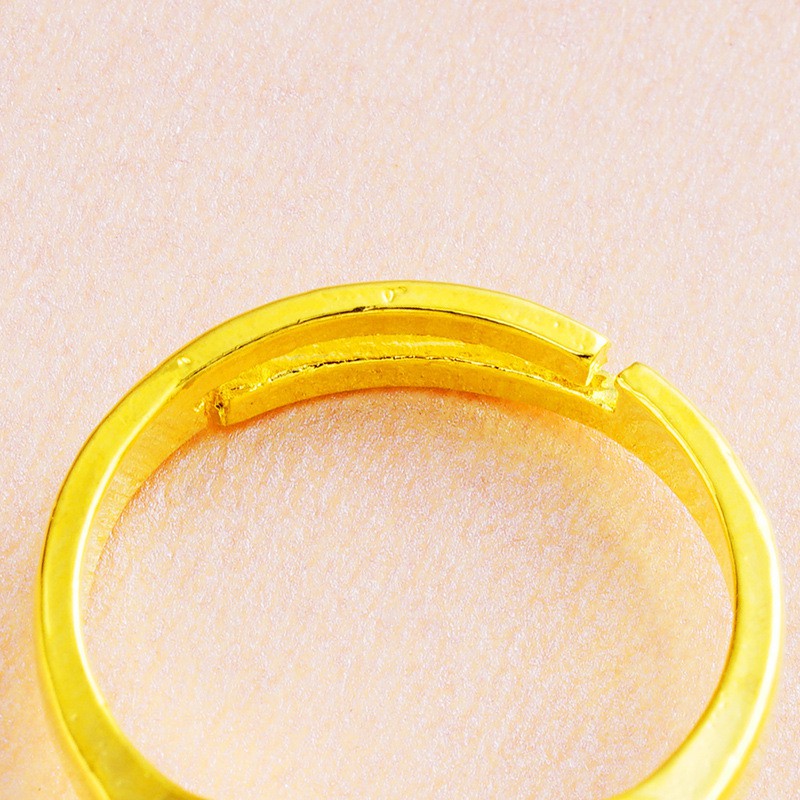 Trang sức nhẫn đá quý mạ vàng 24K thời trang dành cho nữ