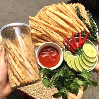 Hũ ~ 250gr khô cá thiều cắt sợi.