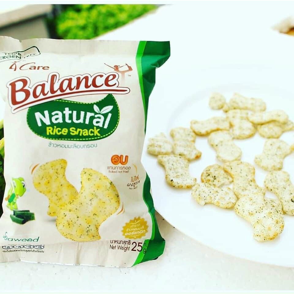 Bánh Snack Gạo Hữu Cơ 4Care Balance 25g - Snack Organic Cho Bé