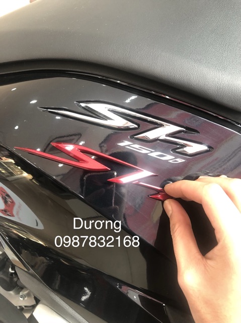 Tem Chữ SH Đỏ SH 2019 Phiên Bản Đen Mờ Chính Hãng Honda