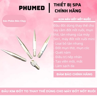 Đầu kim đốt to thay thế dùng cho máy đốt nốt ruồi, mụn thịt, tàn nhang