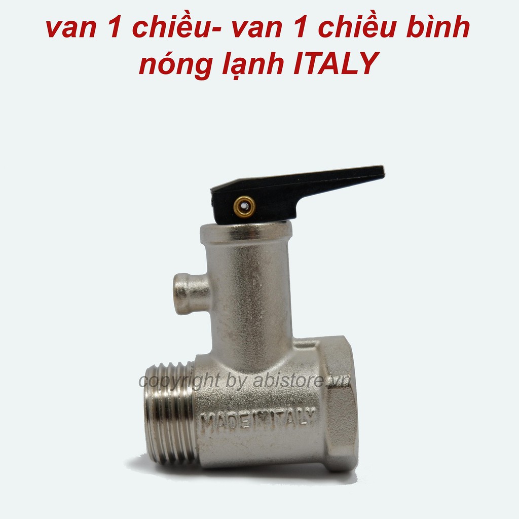 VAN 1 CHIỀU BÌNH NÓNG LẠNH ITALY VÀ VAN NƯỚC 1 CHIỀU CAO CẤP