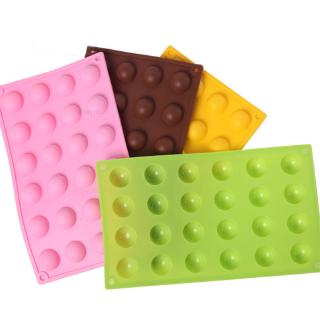 24 Half Ball Sphere Silicone Mold Cake Muffin Pastry Jelly DIY Tray Baking Mould