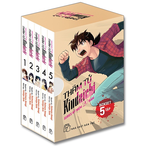 Truyện tranh - Boxset Thám tử Kindaichi - Series kỉ niệm 20 năm 1 - Trọn bộ 5 tập - NXB Trẻ