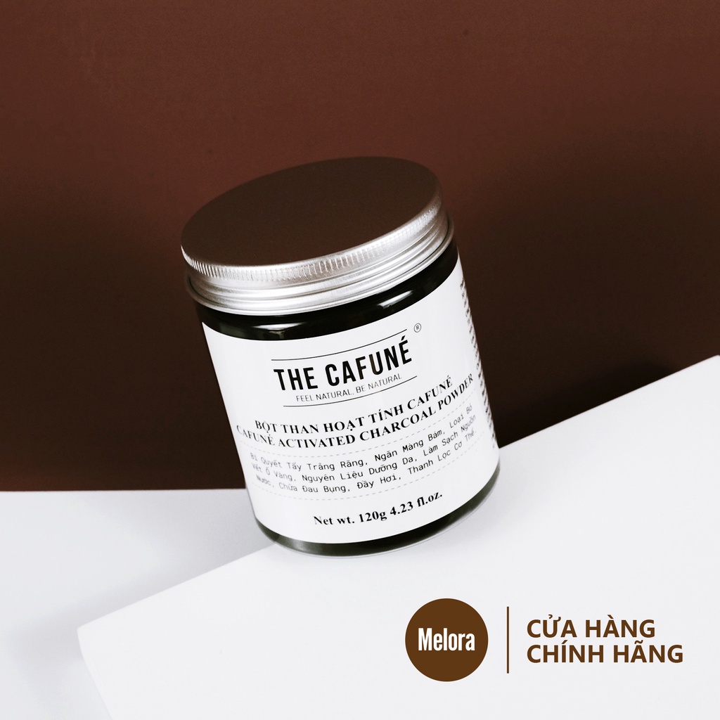 Than hoạt tính trắng răng hữu cơ Cafuné | Nhập Khẩu Nhật Bản | Giúp răng trắng sáng ,sạch mảng bám hiệu quả 120g