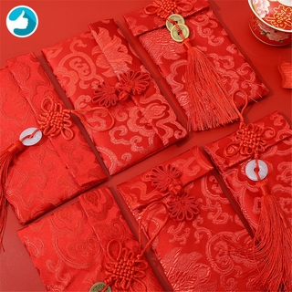 1 Bao Lì Xì Đỏ Họa Tiết Vẽ Tay Cho Dịp Năm Mới