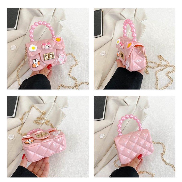 PVN49320 Túi đeo chéo mini cho bé gái hình động vật xinh xắn dễ thương chất liệu da PU bền đẹp, dây cước xinh xắn Giá Rẻ
