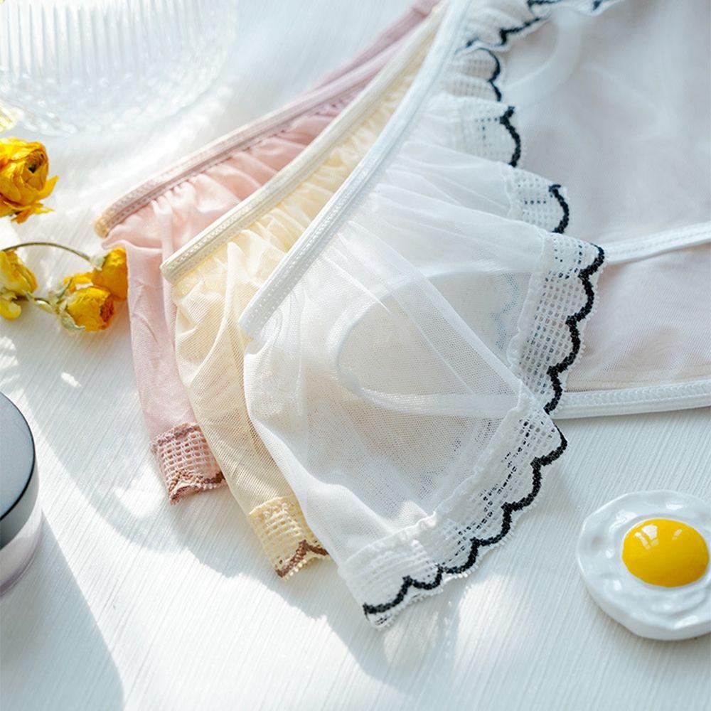 Mocho Quần Lót Cotton Lưng Vừa Co Giãn Gợi Cảm Cho Nữ