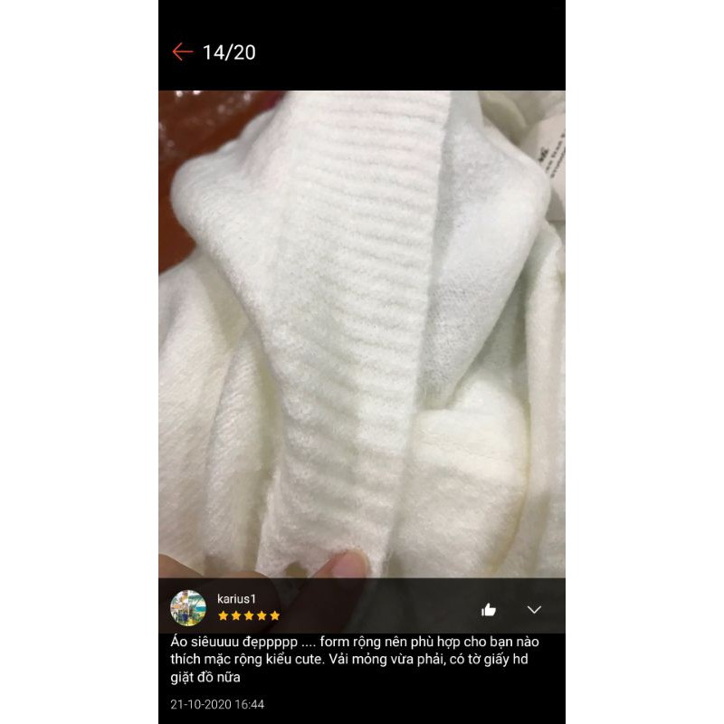 Hàng Sẵn_ Áo khoác len nữ dáng rộng áo len mỏng khoác ngoài ulzzang | BigBuy360 - bigbuy360.vn