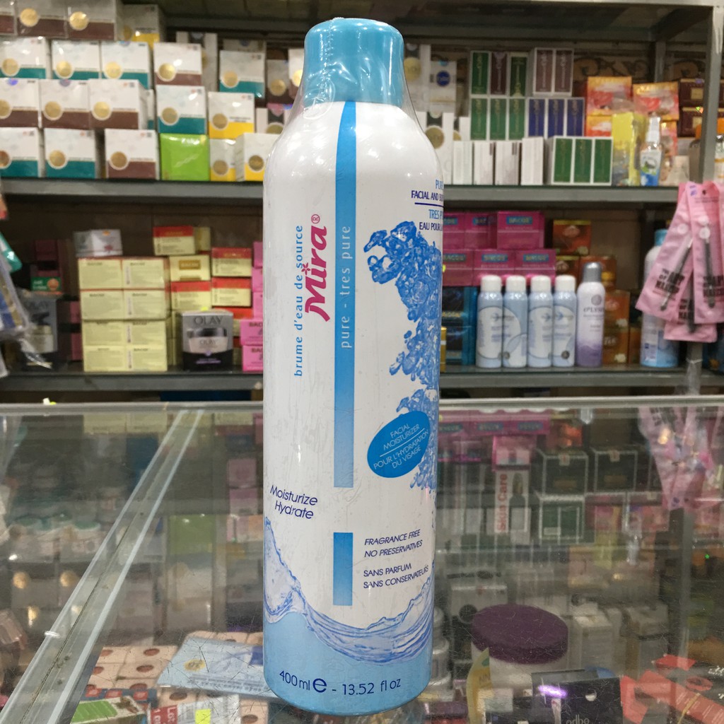 Xịt khoáng Mira 100% thiên nhiên - cân bằng độ ẩm 400ml