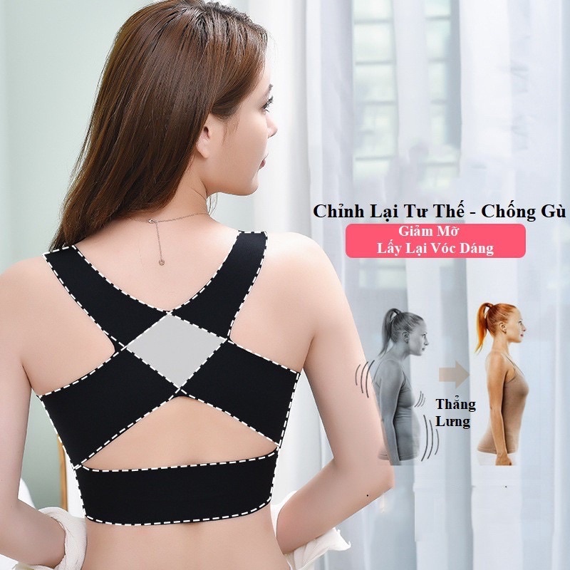 Áo Lót Đúc Su Cài Trước Nâng Ngực Ko Viền Chống Xệ, Chống Gù MS 40