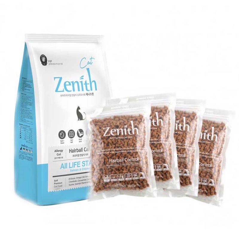 Thức Ăn Hạt Mềm Cho Mèo Zenith Hairball Chống Búi Lông 1.2kg - Mixo Pet Town