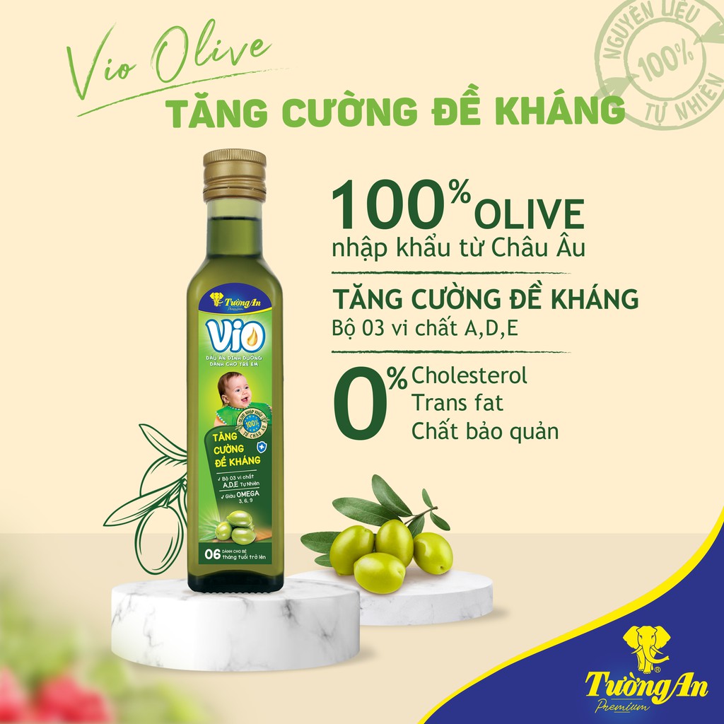 Dầu Vio Oliu Tường An 250ml