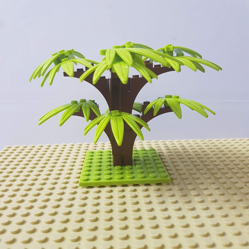 Đồ chơi lắp ráp, phụ kiện MOC, 5 lá cọ size lớn, nhiều màu
