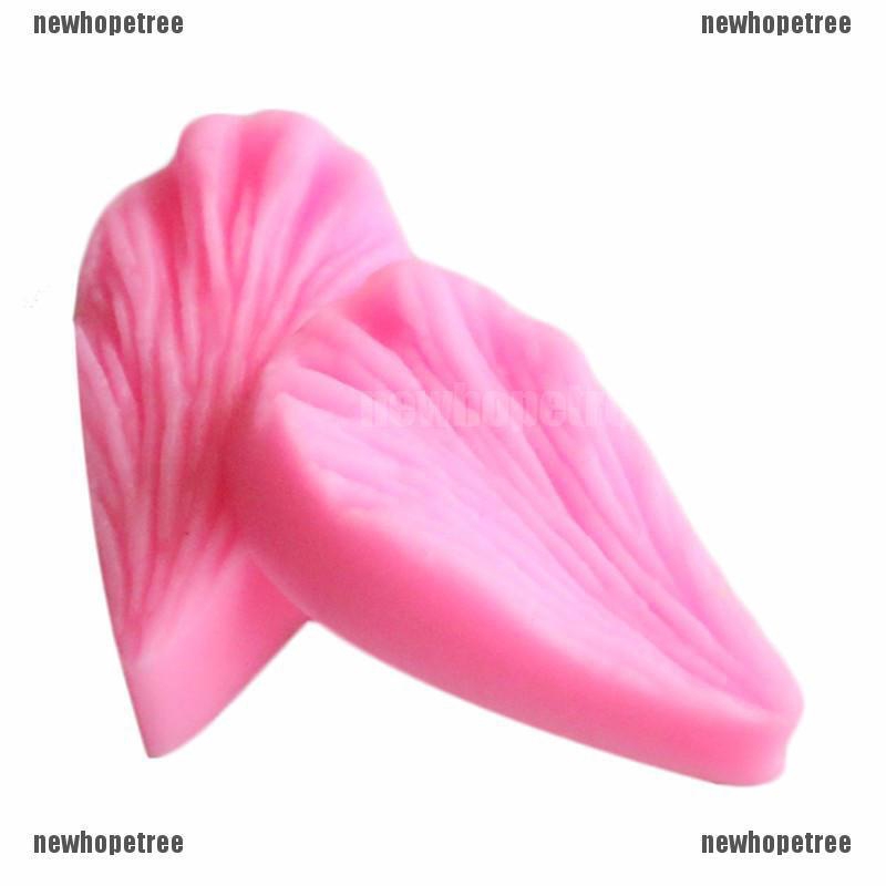 Cặp khuôn silicone tạo hình hoa lá trang trí bánh