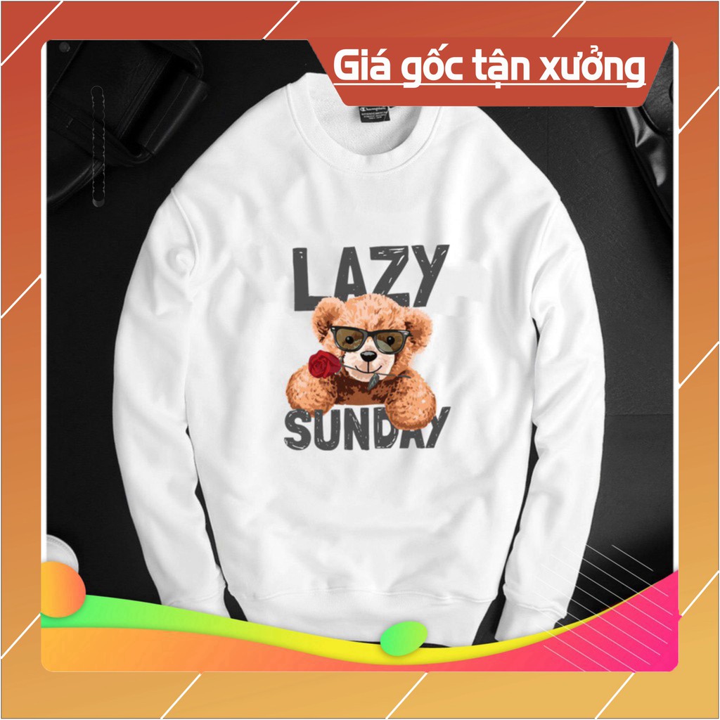 [SIÊU RẺ] Áo SWEATER in gấu LAZYYYY siêu xinh hình siêu nét,cực hot | BigBuy360 - bigbuy360.vn