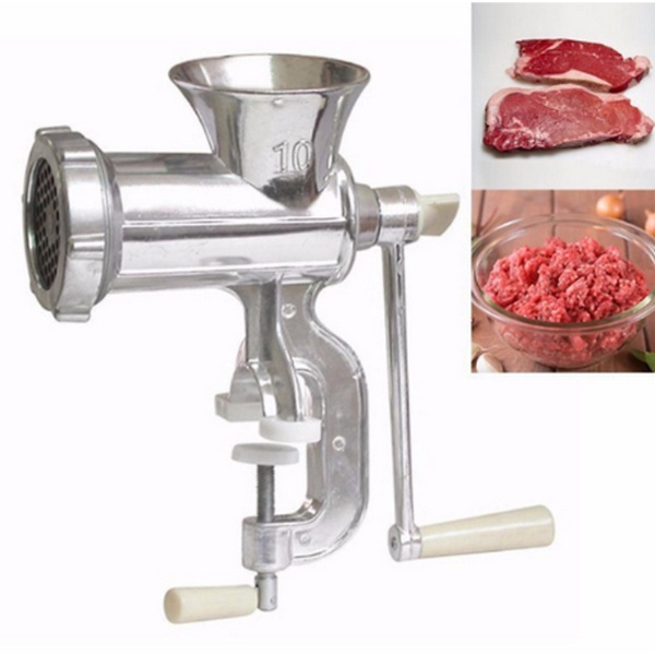 Máy xay thịt bằng tay đế kẹp bàn