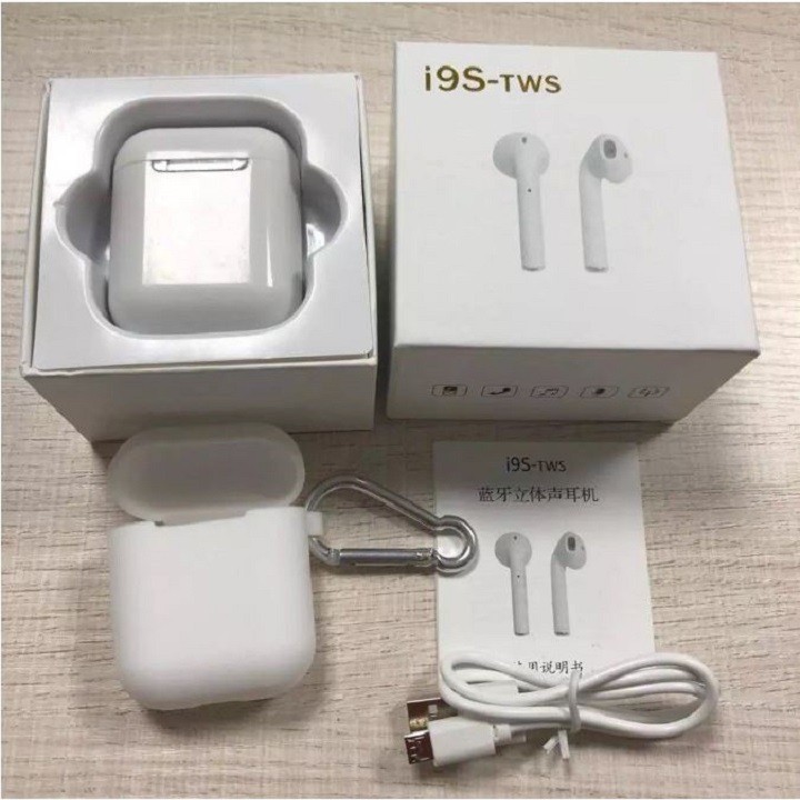 Hot I9STai nghe Bluetooth Không dây I9S--I3-I99-TWS Âm thanh cực hay dành cho iOS hoặc Android.