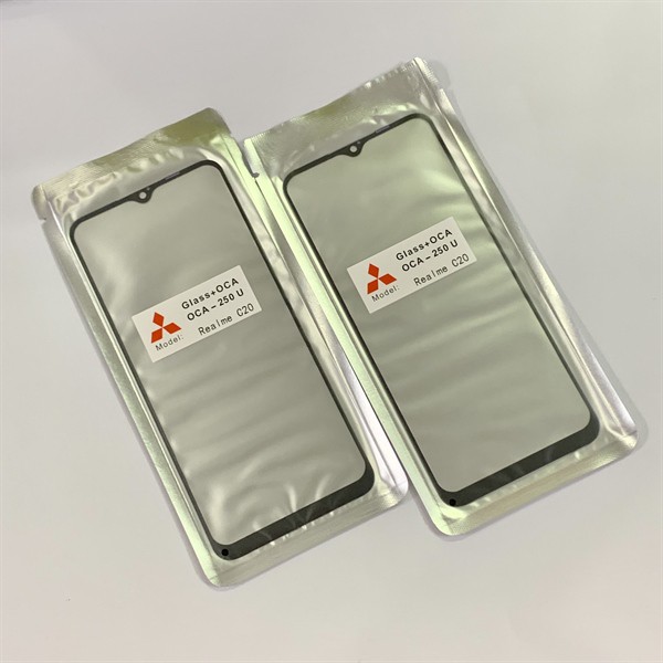 Kính liền keo Oppo Realme C20/C21 ĐEN